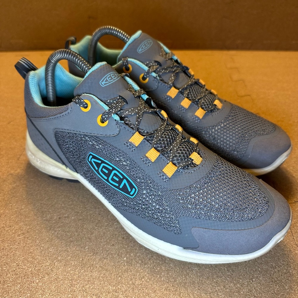 KEEN Terradora II Vent Hiking Shoes Women 9 Grey Blue 1027255 Breathable Mesh